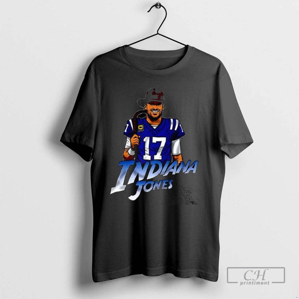 Indiana Jones X Indianapolis Colts Football Number 17 T Shirts