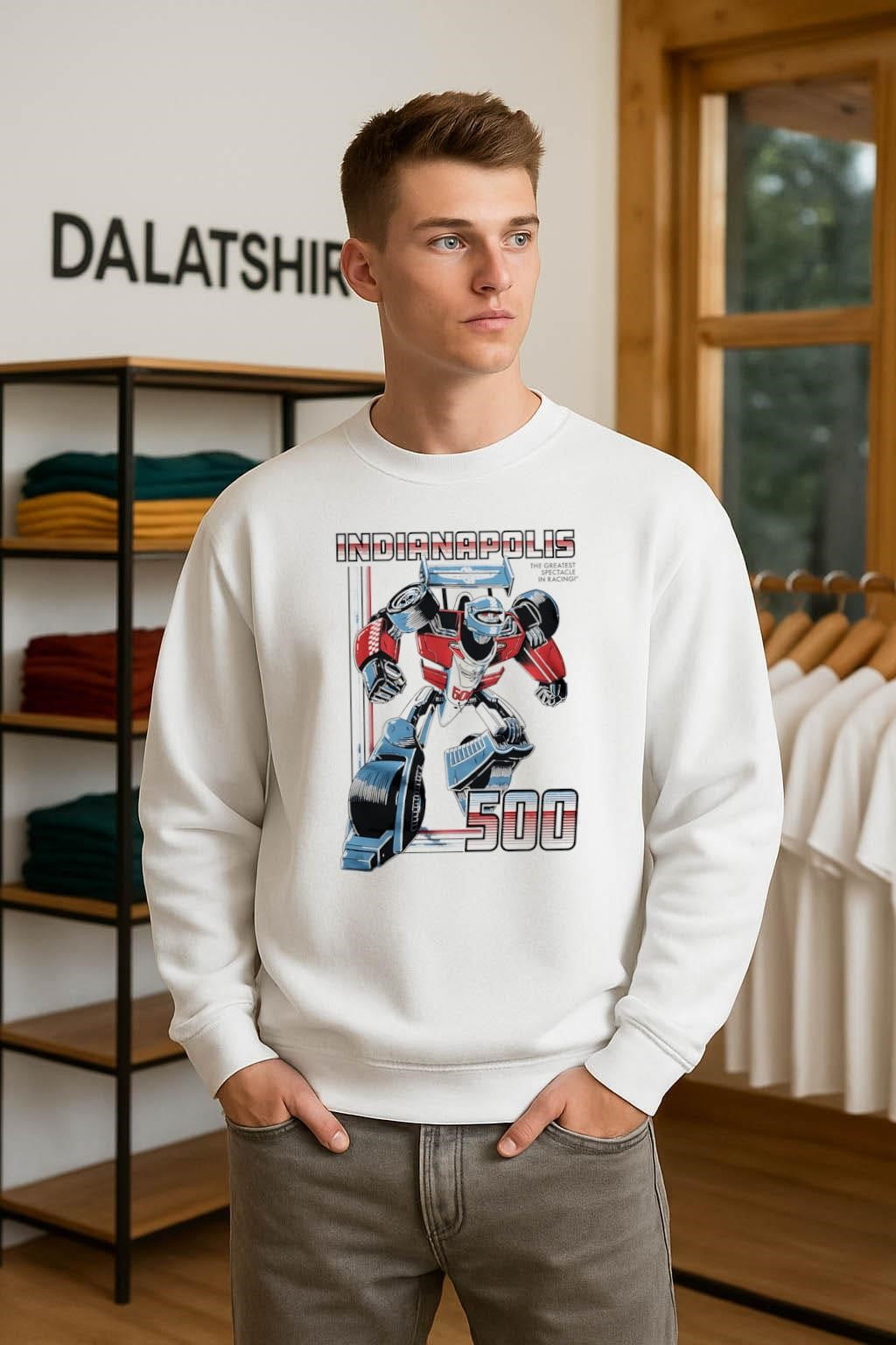 Indianapolis 500 The Greatest Spectacle In Racing Robot shirt