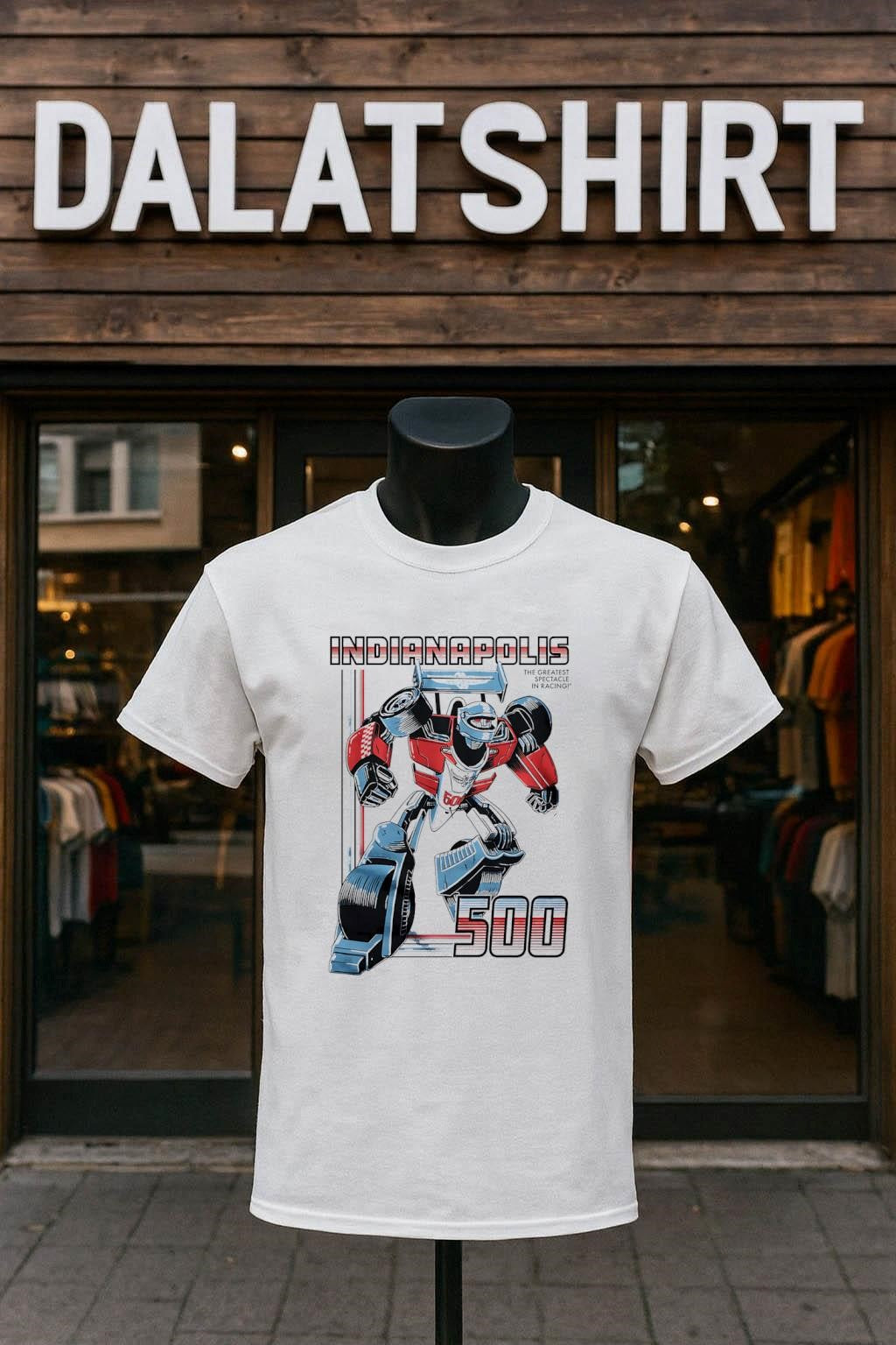 Indianapolis 500 The Greatest Spectacle In Racing Robot shirt
