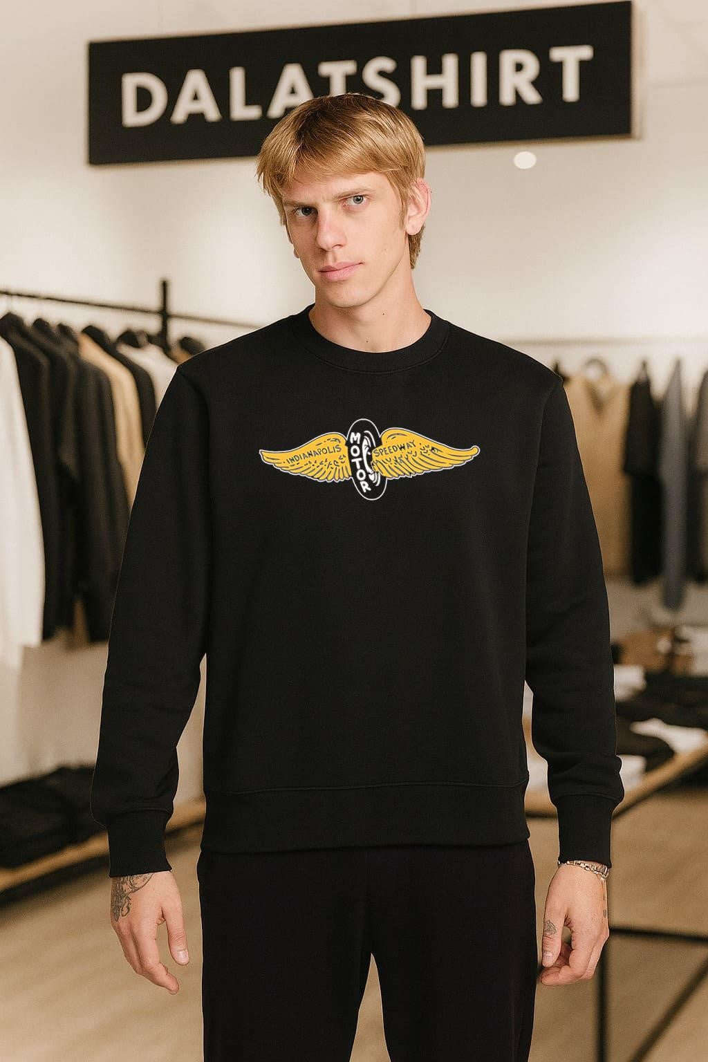 Indianapolis Motor Speedway Gold Wings Tire Logo shirt
