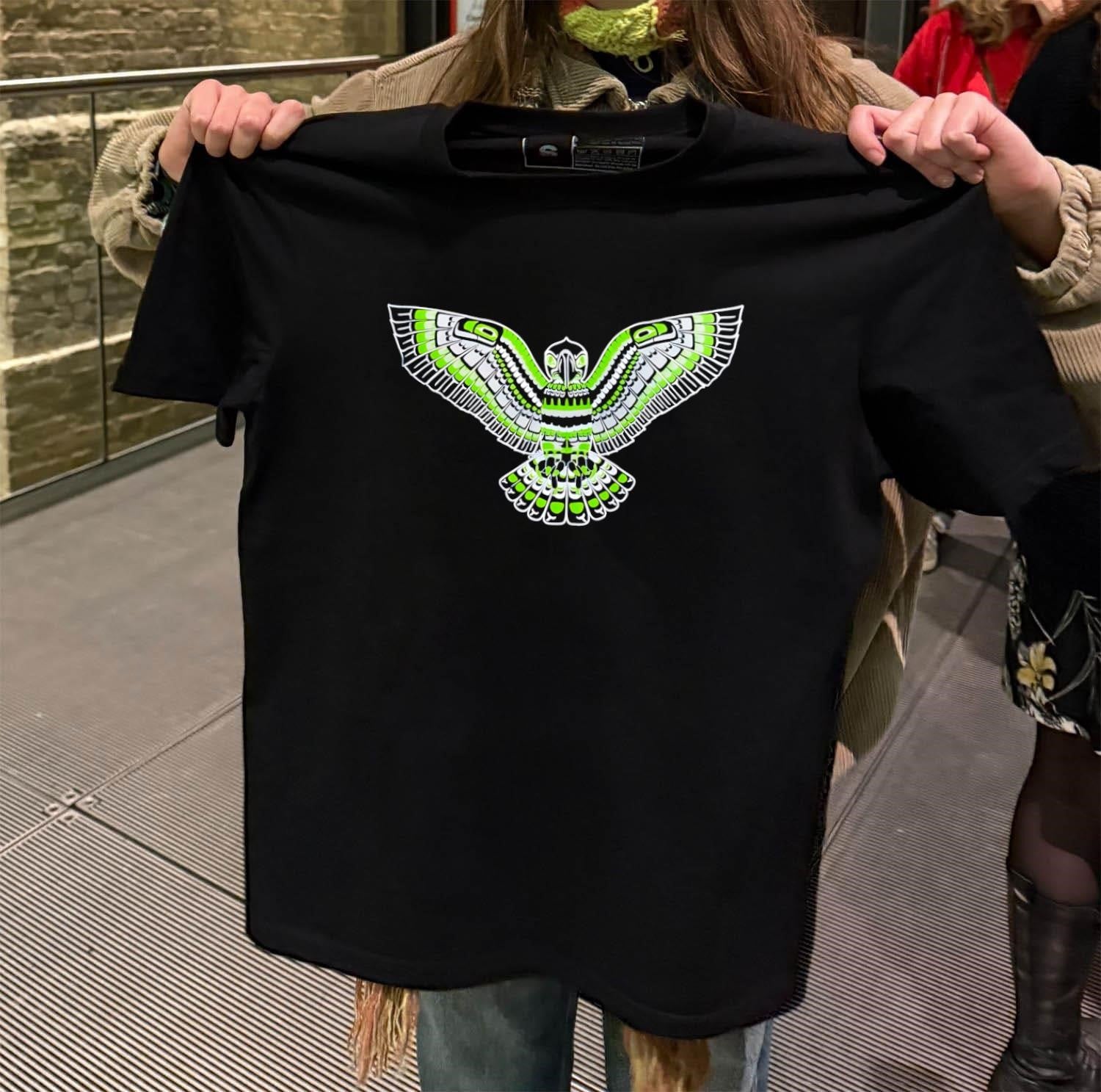 Indigenous Northwest Coast Style Flying Eagle Spirit Animal shirt