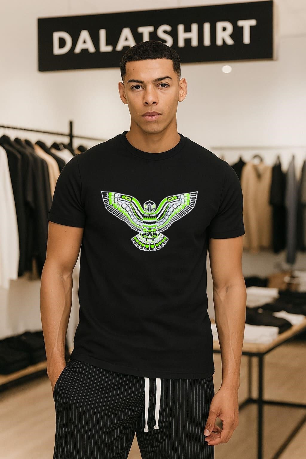 Indigenous Northwest Coast Style Flying Eagle Spirit Animal shirt