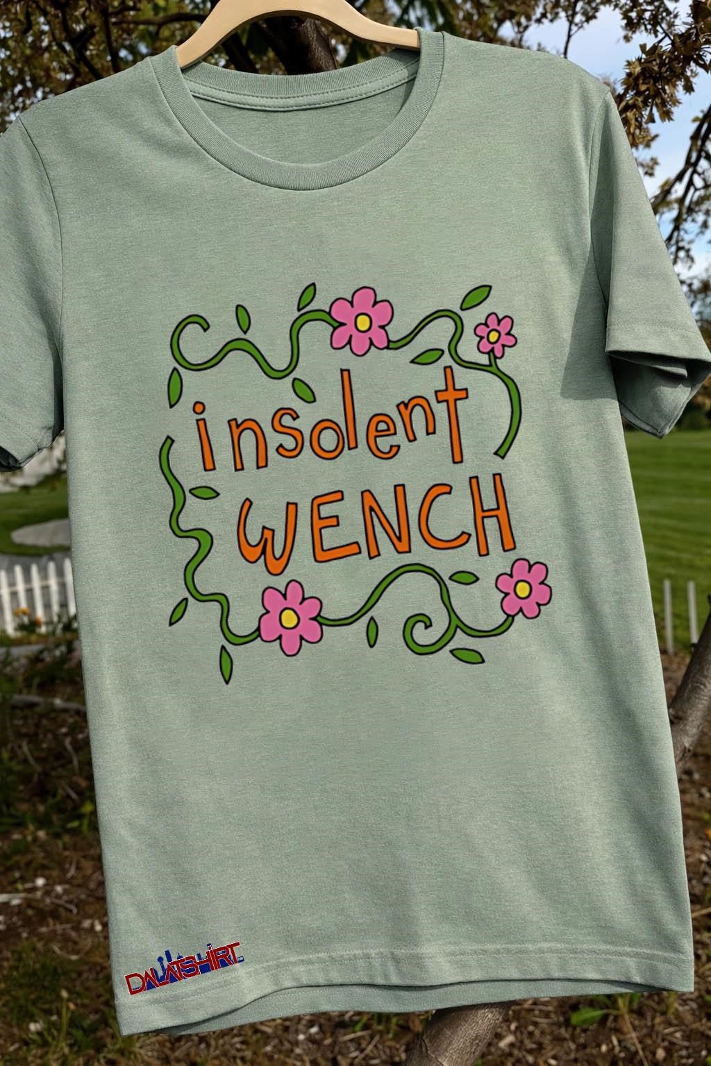 Insolent Wench flower shirt