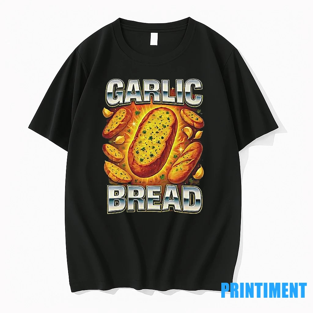Ironic Garlic Bread Meme Food Parody Tshirts Sweater