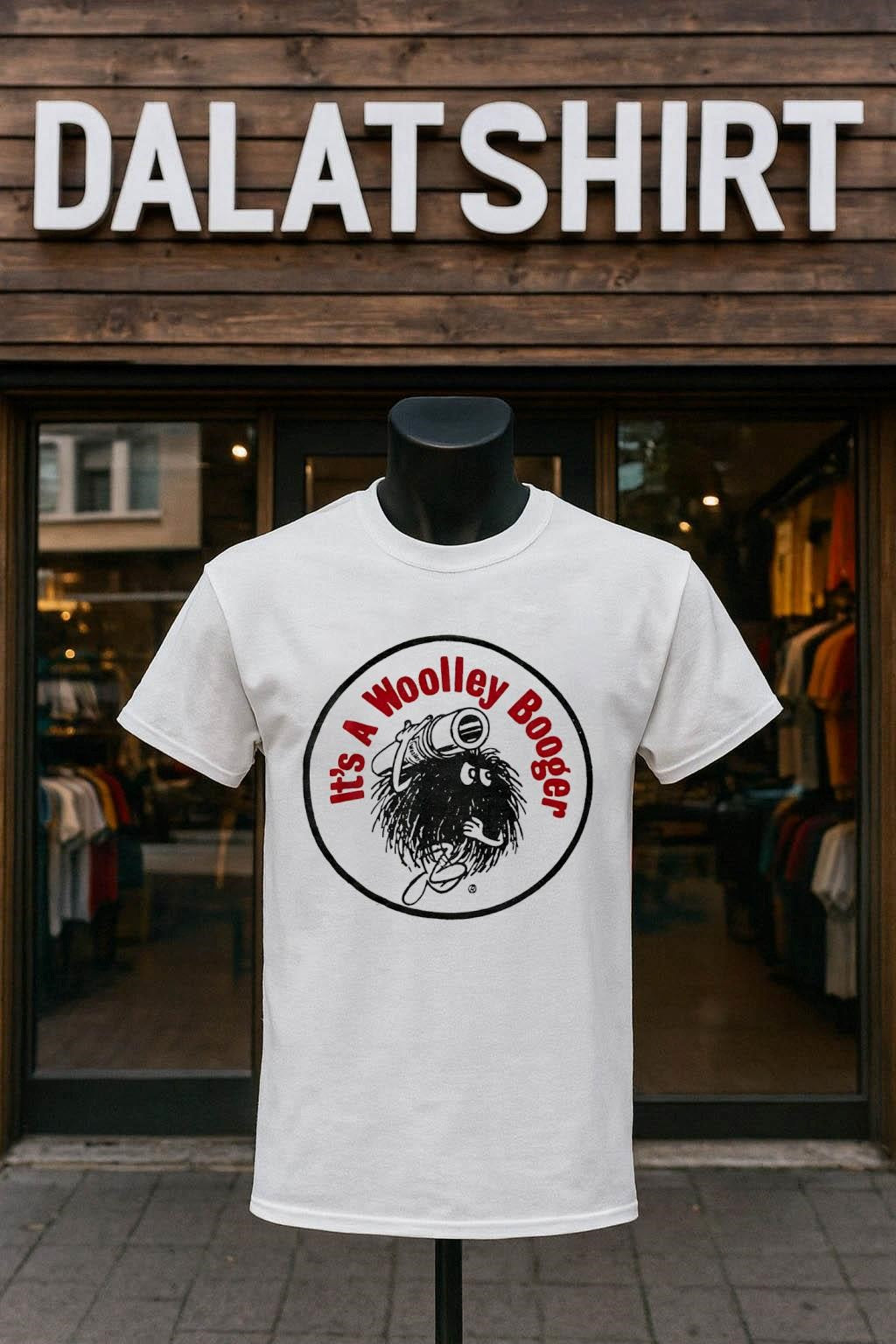 It’s A Woolley Booger Black Fuzzy Character Vintage shirt