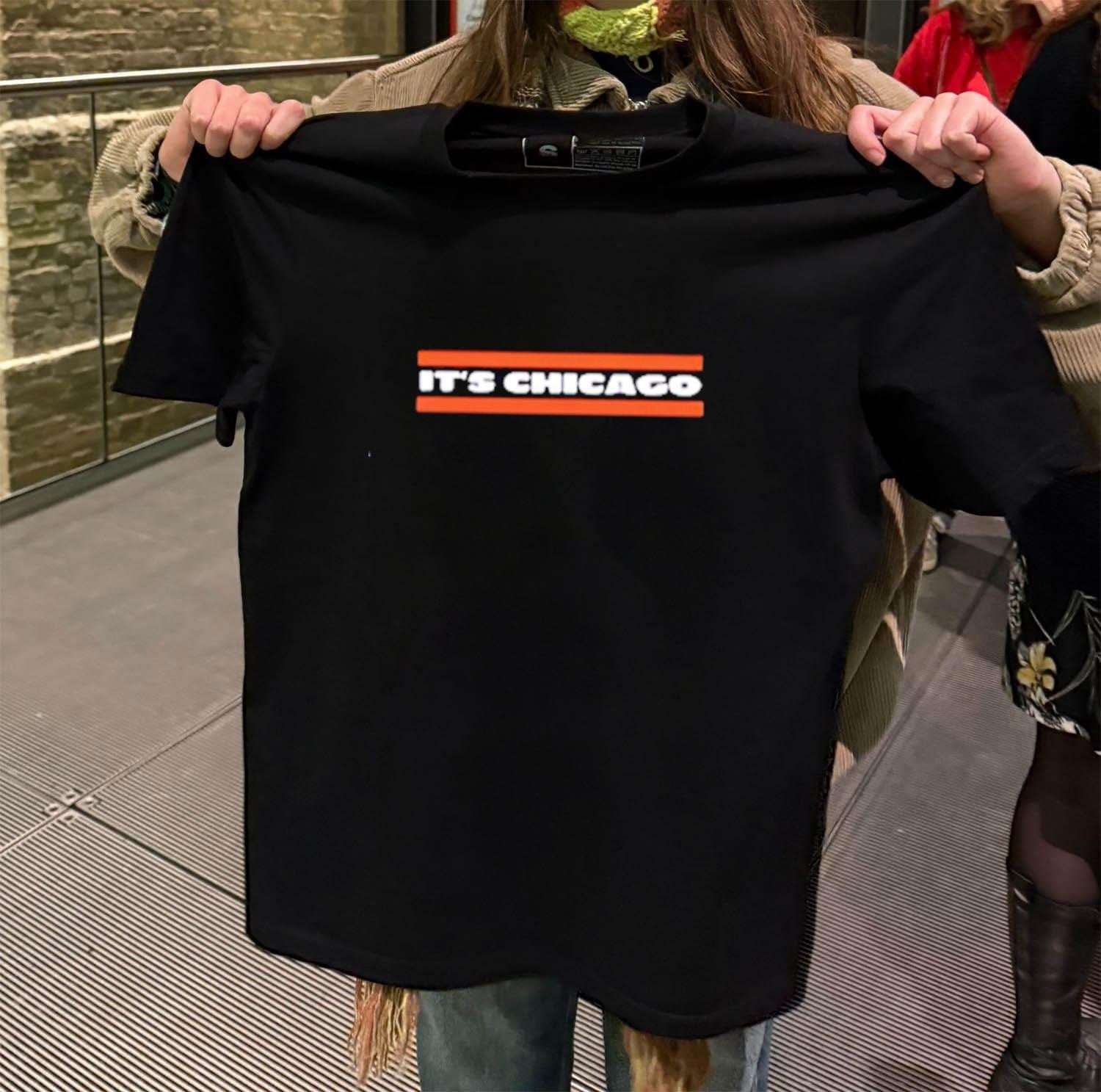 It’s Chicago Orange Horizontal Lines shirt