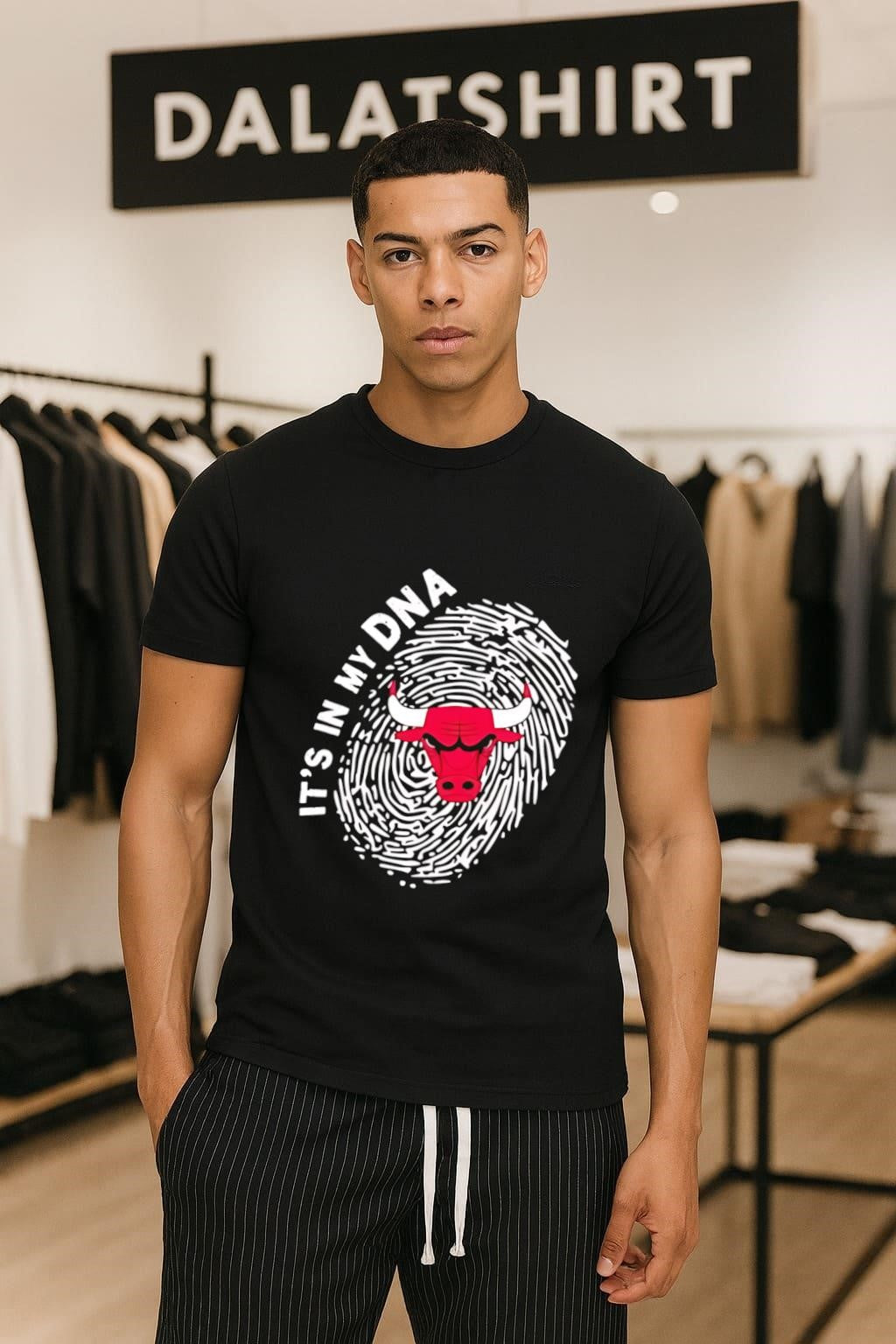 It’s In My DNA Chicago Bulls Basketball Fingerprint shirt