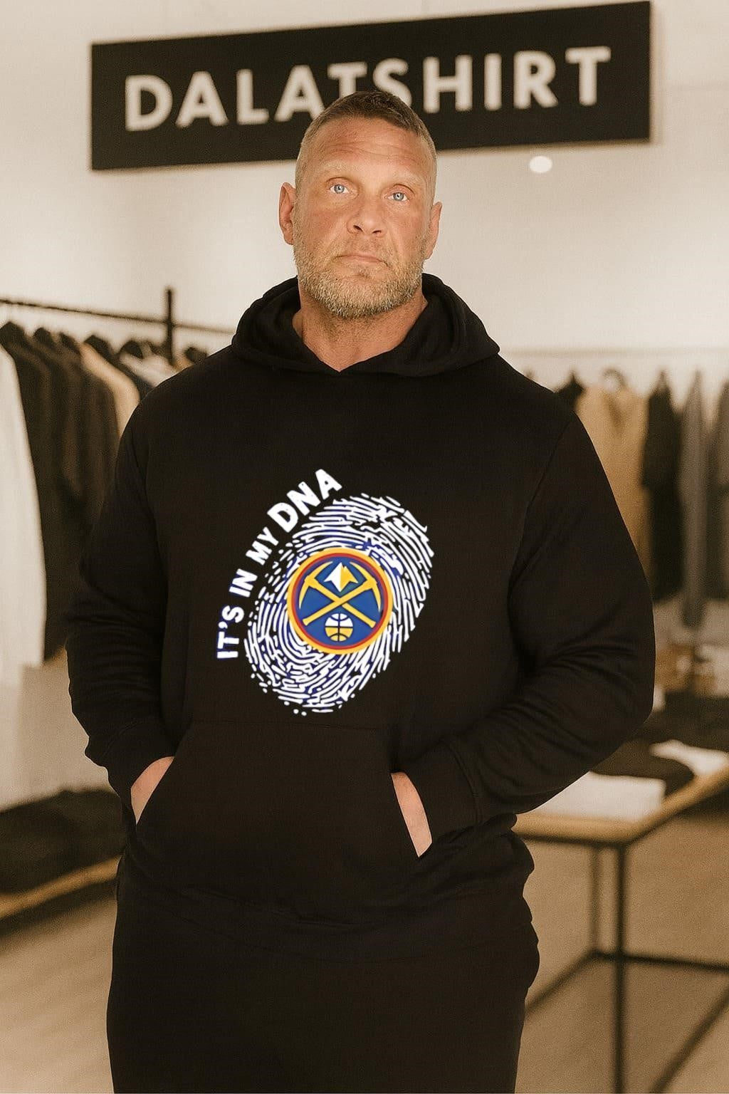 It’s In My DNA Denver Nuggets Basketball Fingerprint shirt