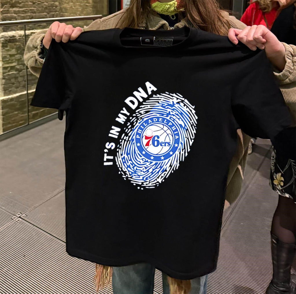 It’s In My DNA Philadelphia 76ers Fingerprint Basketball shirt