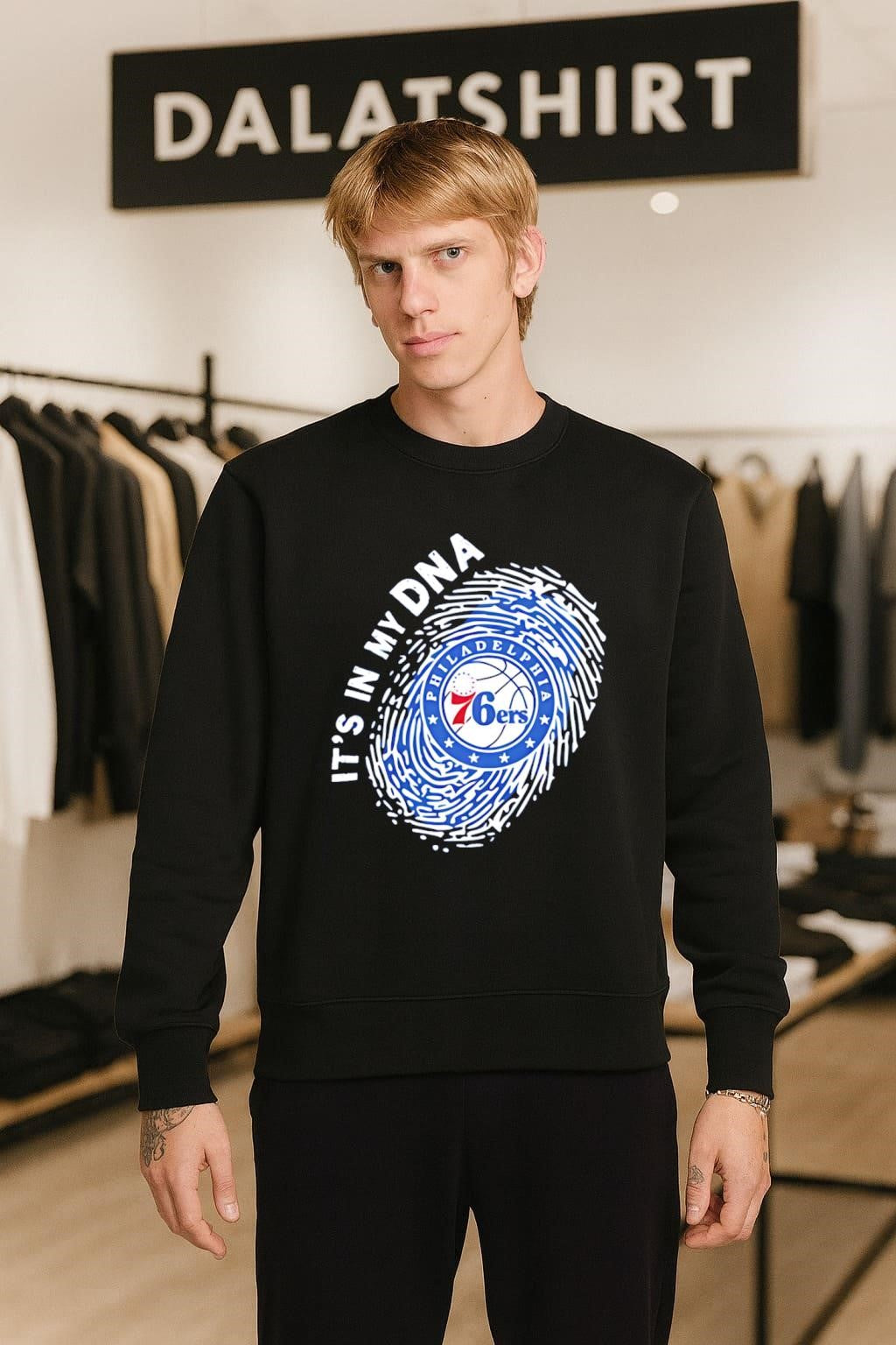 It’s In My DNA Philadelphia 76ers Fingerprint Basketball shirt
