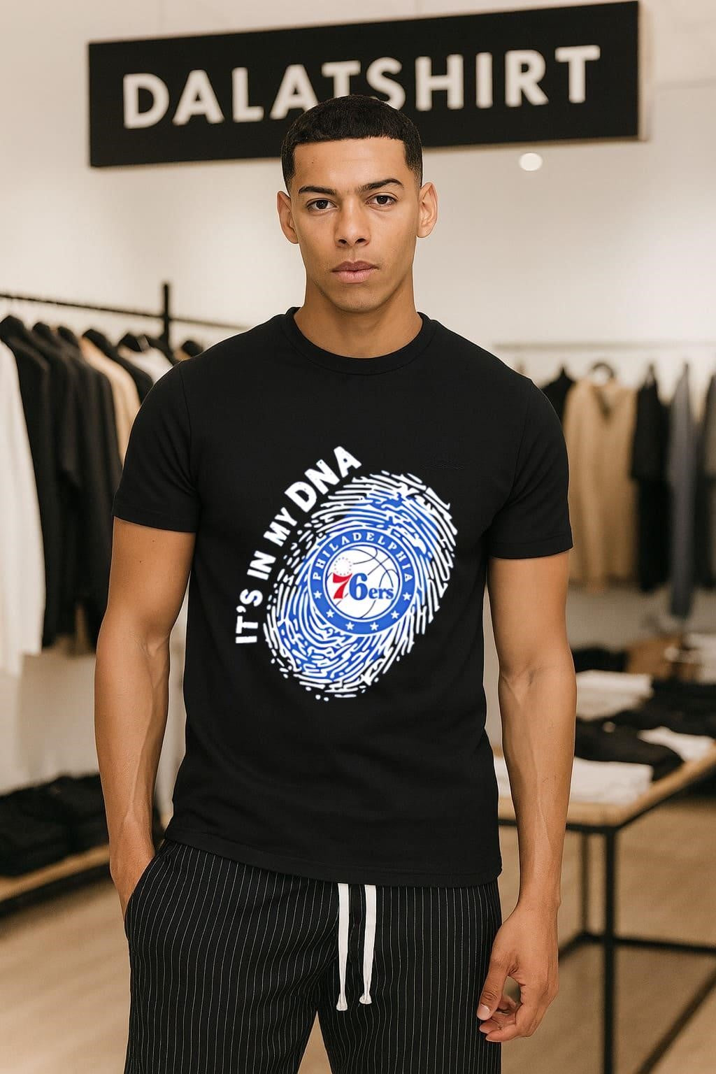 It’s In My DNA Philadelphia 76ers Fingerprint Basketball shirt