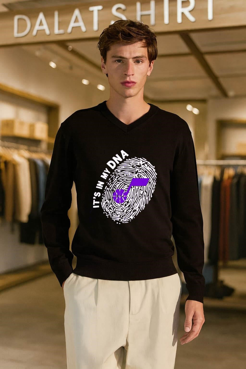 It’s In My DNA Utah Jazz Fingerprint Music Note shirt