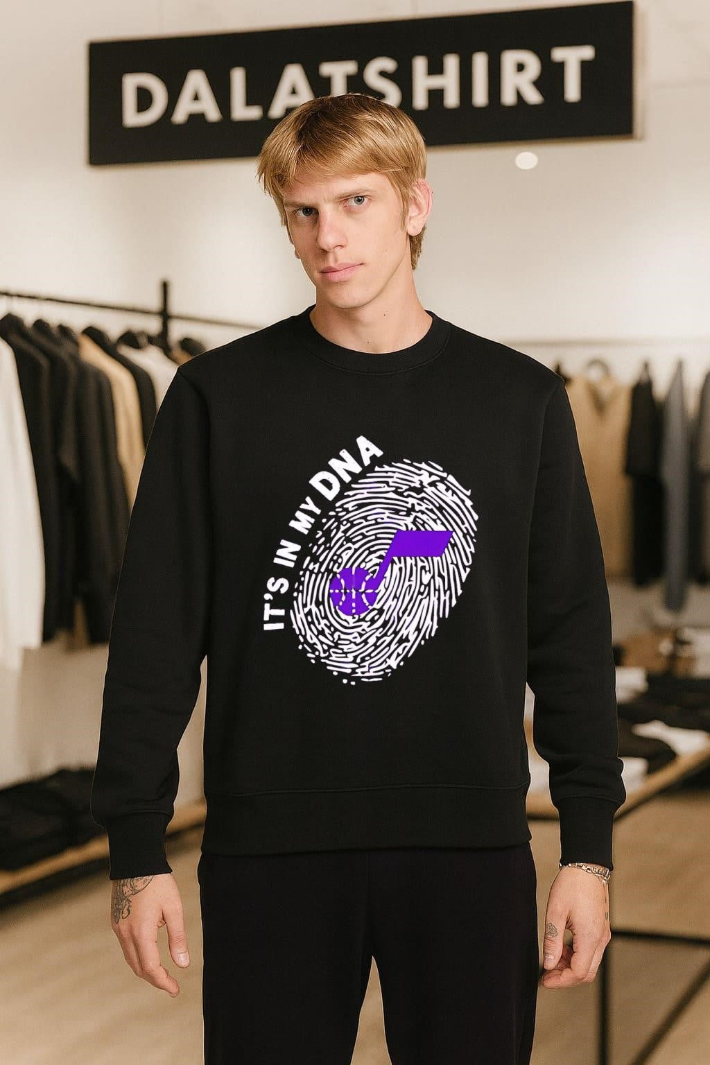 It’s In My DNA Utah Jazz Fingerprint Music Note shirt
