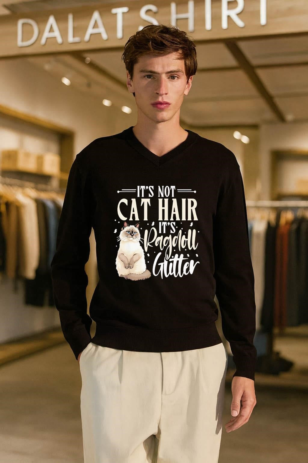 It’s Not Cat Hair It’s Ragdoll Glitter shirt