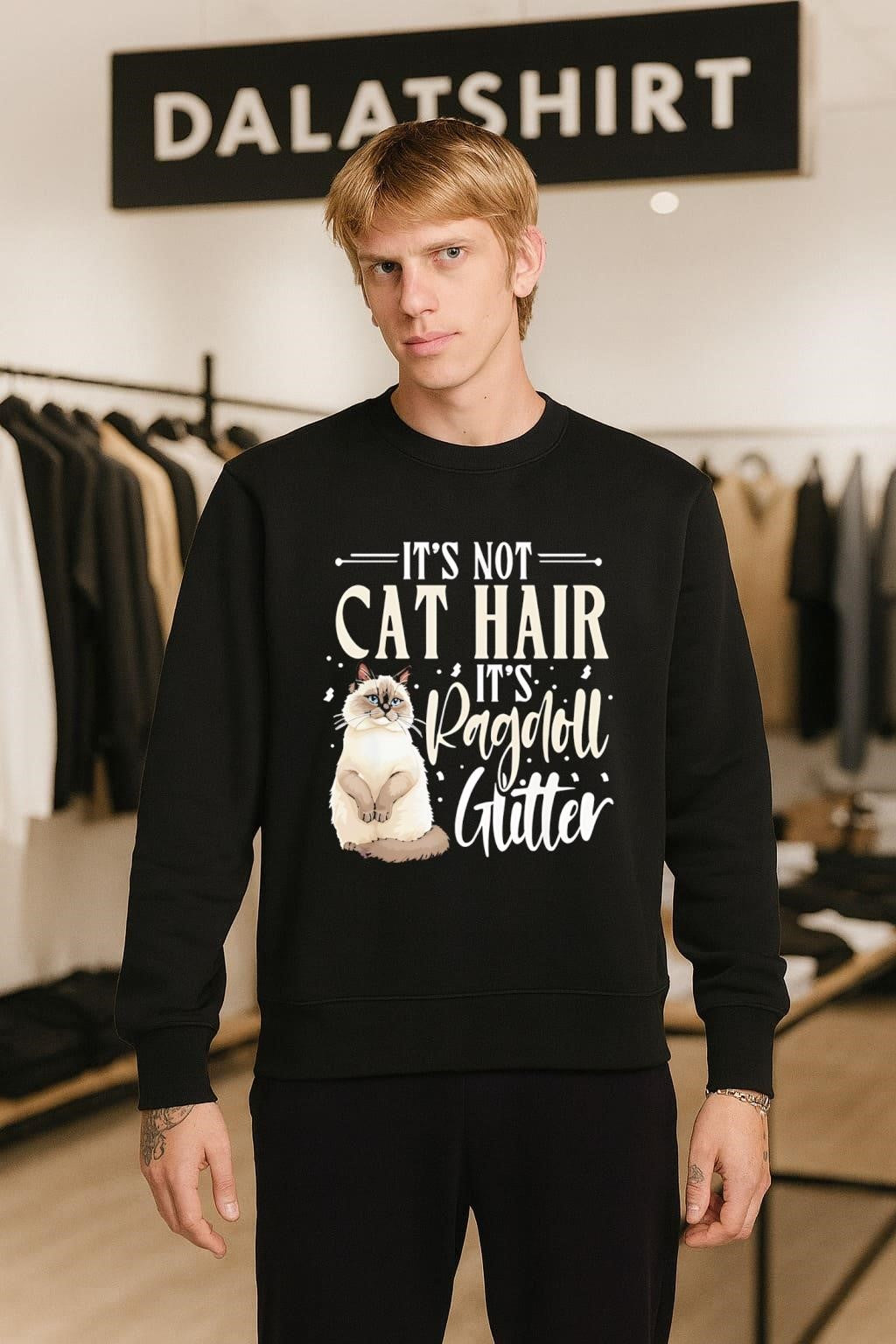 It’s Not Cat Hair It’s Ragdoll Glitter shirt