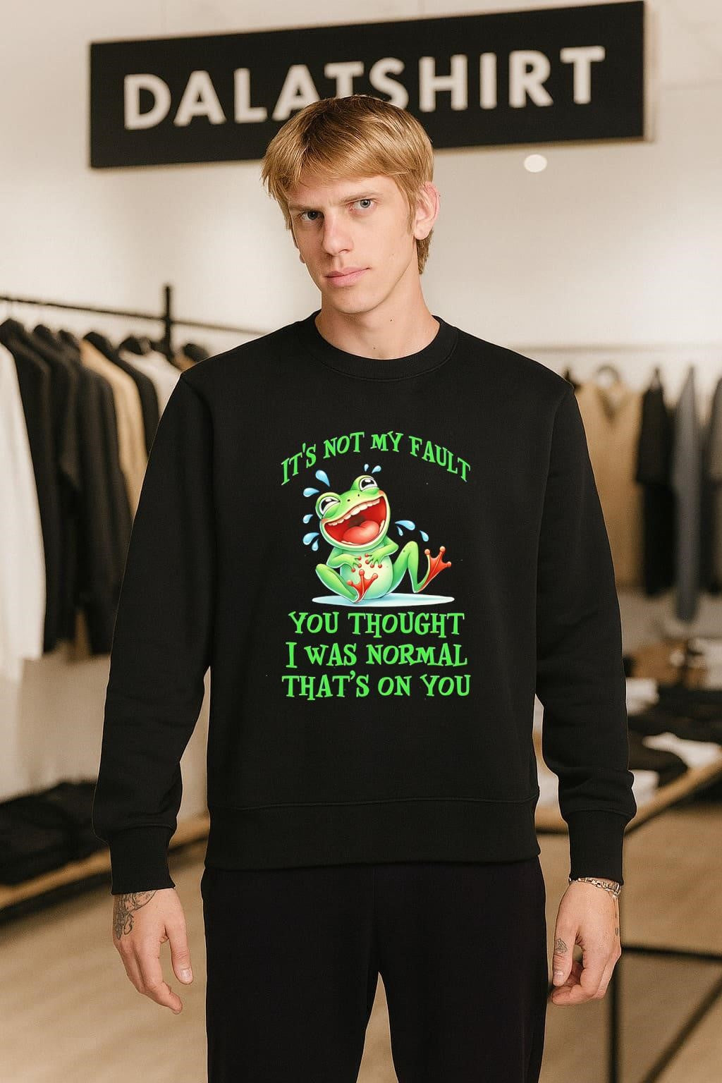 It’s Not My Fault You Thought I Was Normal Laughing Frog shirt