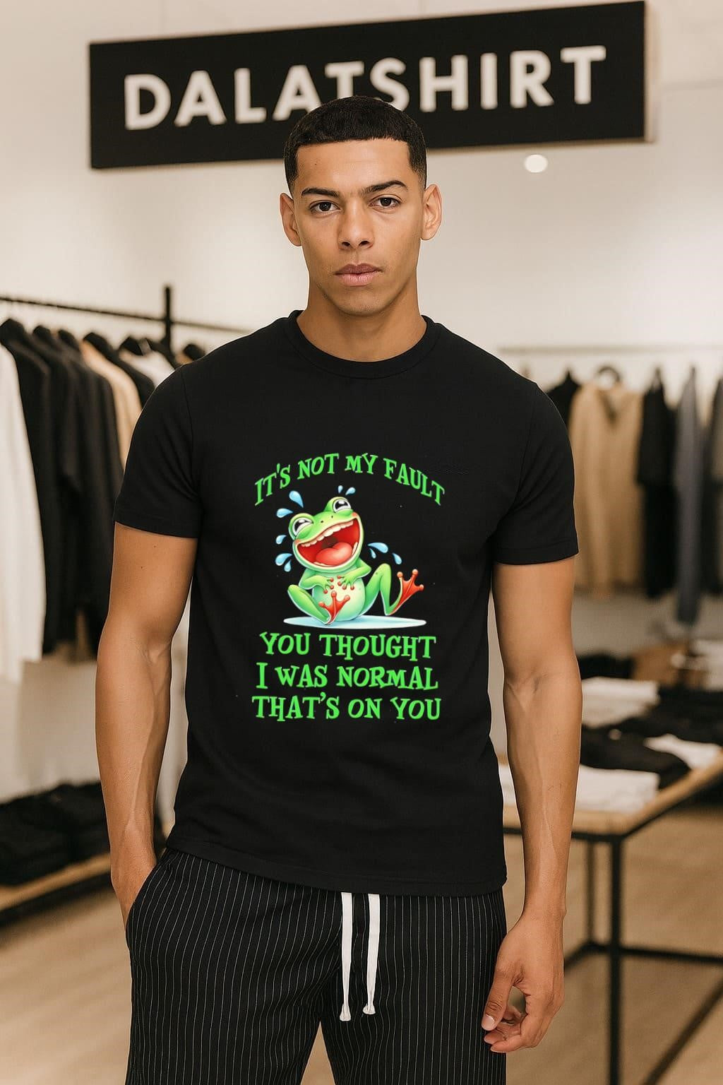 It’s Not My Fault You Thought I Was Normal Laughing Frog shirt