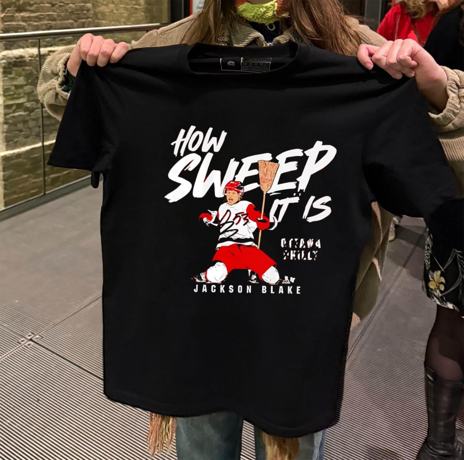 Jackson Blake How Sweep It Is Ottawa Philly Broom shirt
