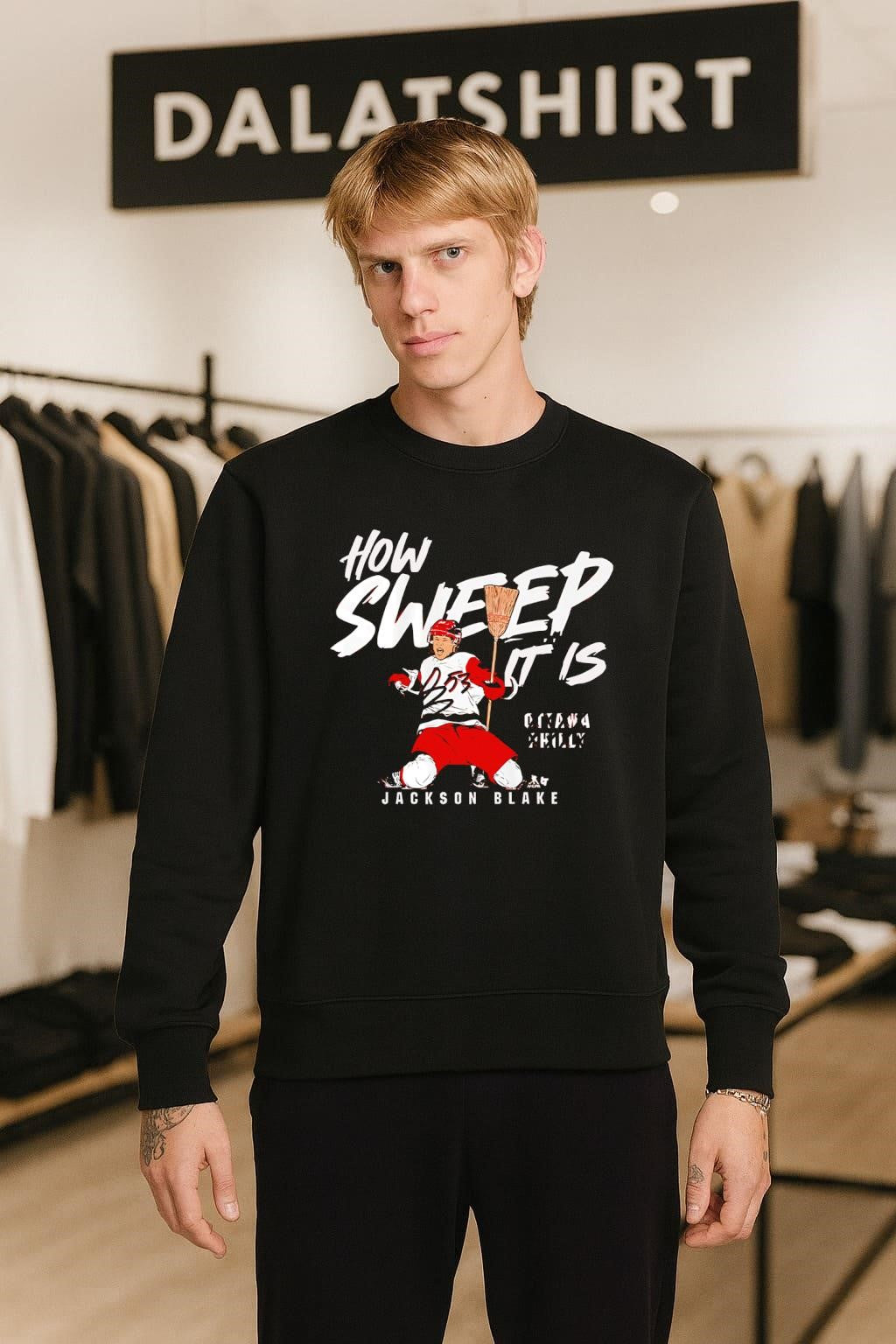 Jackson Blake How Sweep It Is Ottawa Philly Broom shirt