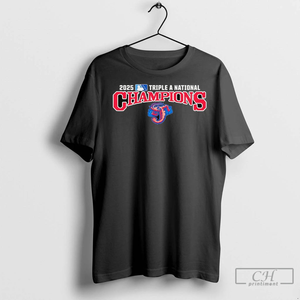 Jacksonville Jumbo Shrimp 2025 Triple A National Champions T Shirts