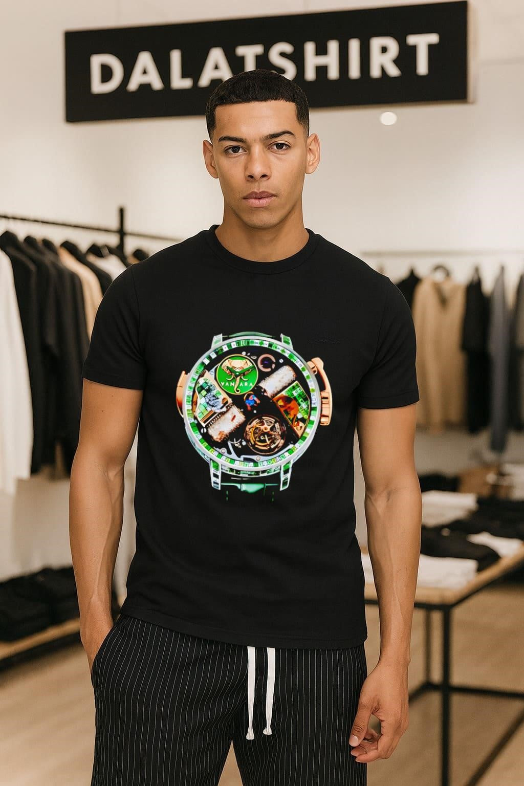 Jacob and Co Vantara Elephant Tiger Lion Luxury Watch shirt
