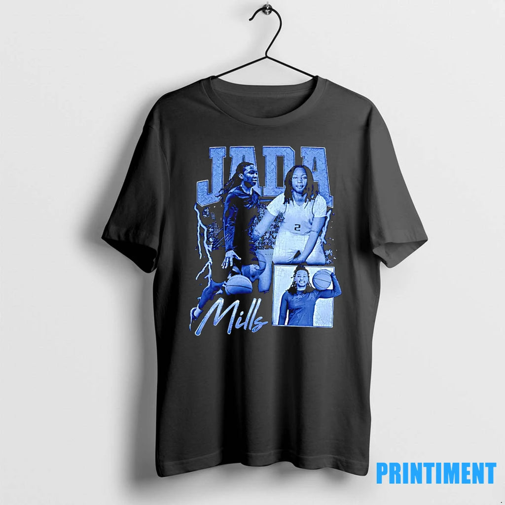 Jada Mills Womens Basketball Graphic Vintage Tshirts Sweater