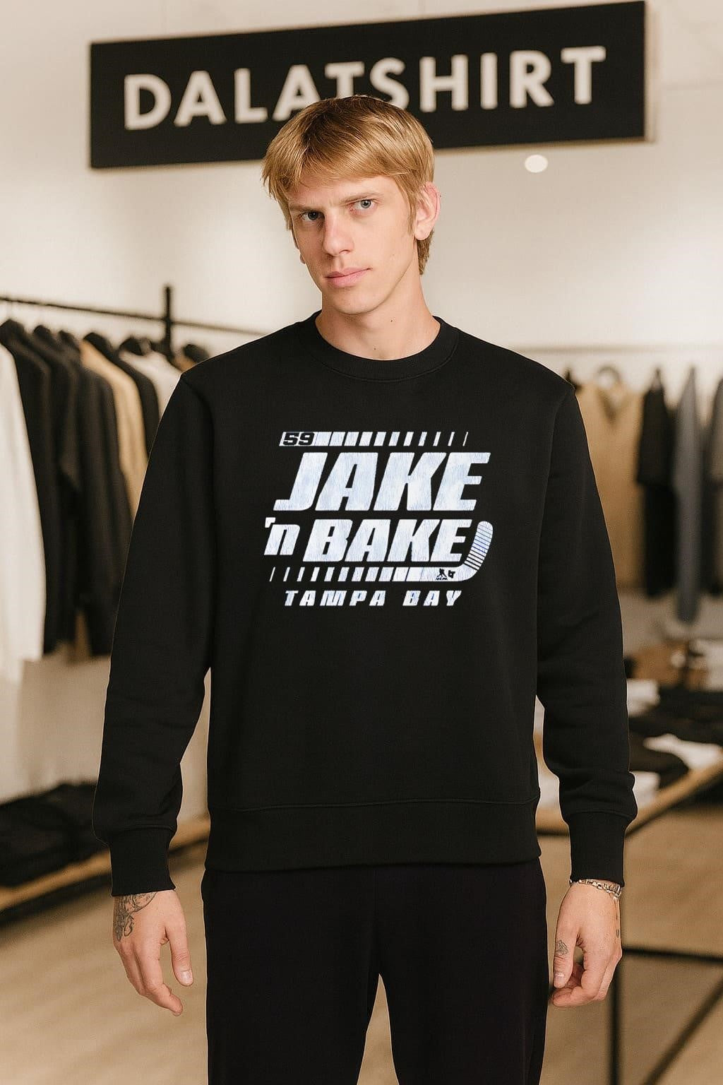 Jake n Bake Tampa Bay Hockey Player Number 59 shirt