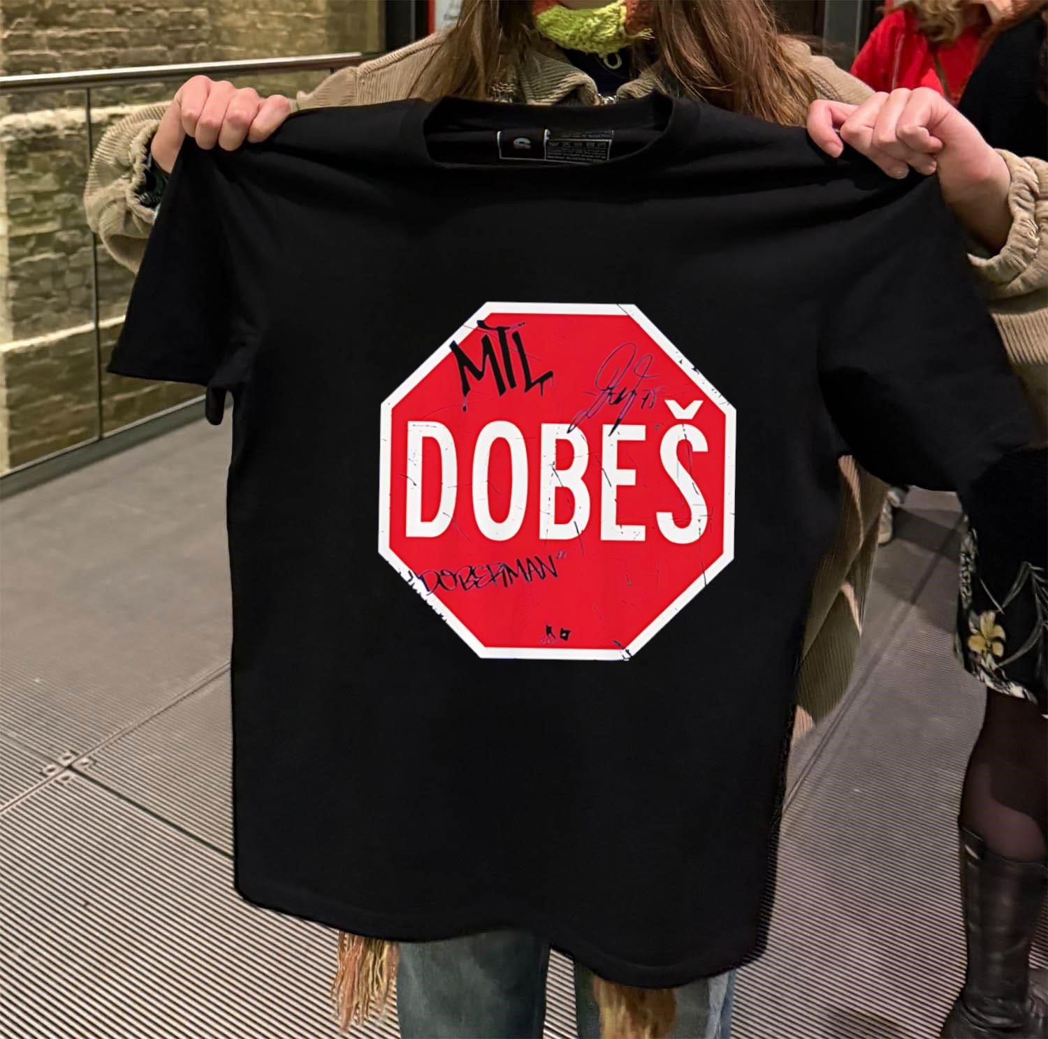 Jakub Dobeš Stop Sign Montreal Canadiens hockey shirt