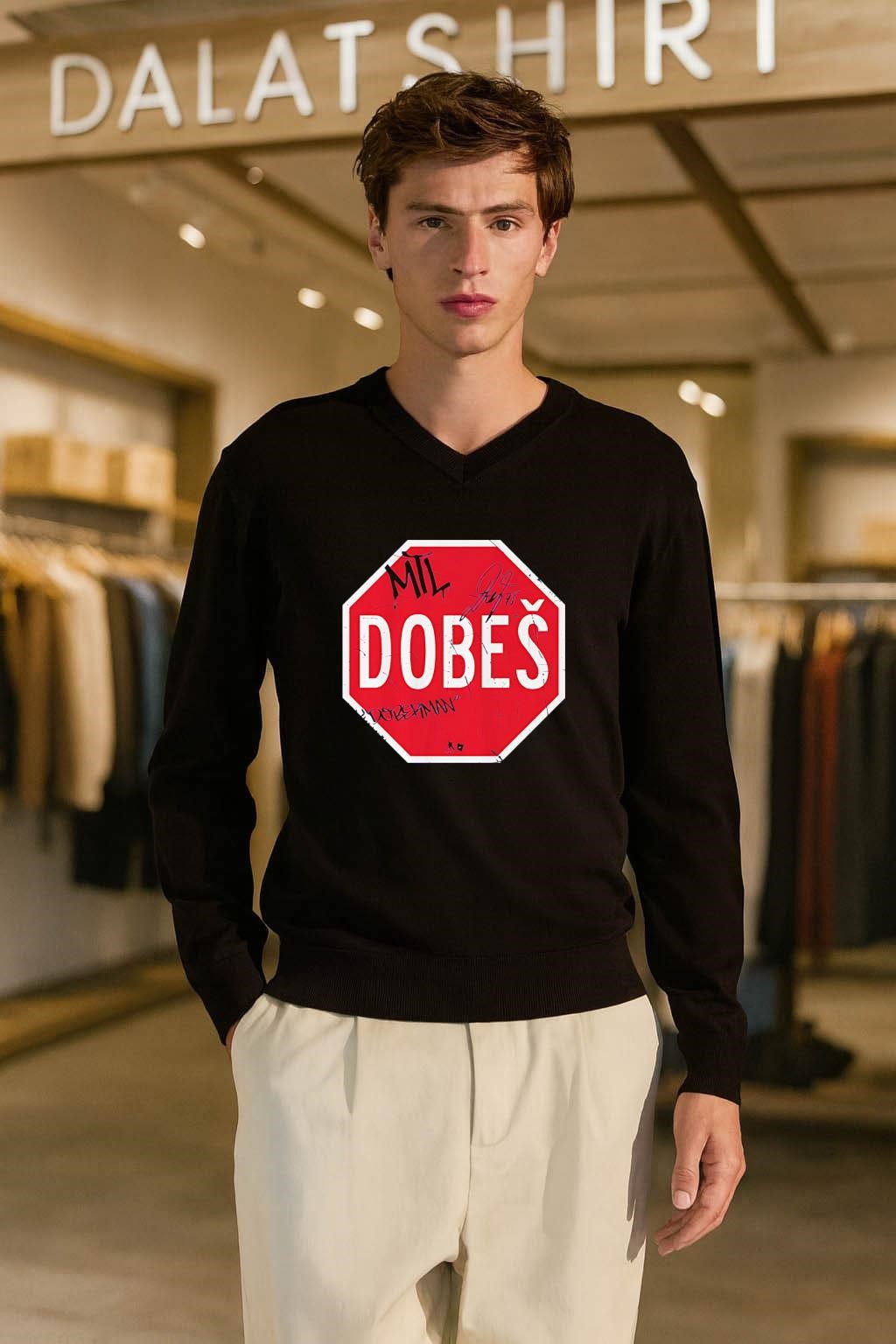 Jakub Dobeš Stop Sign Montreal Canadiens hockey shirt