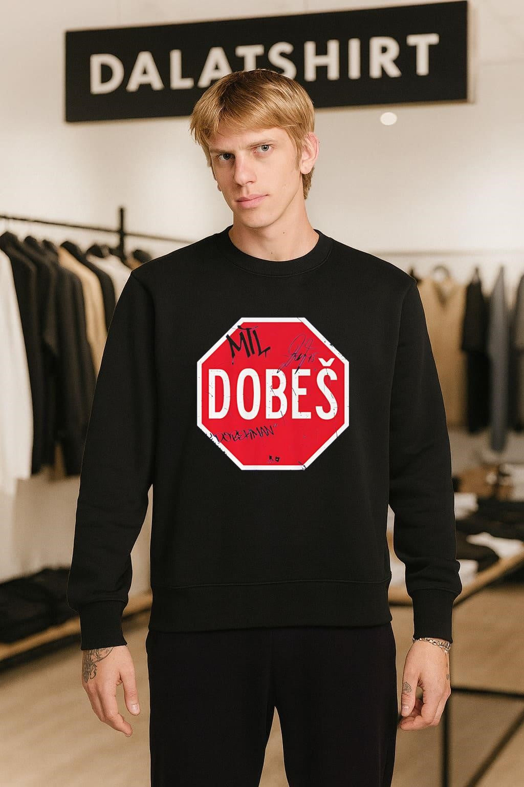 Jakub Dobeš Stop Sign Montreal Canadiens hockey shirt