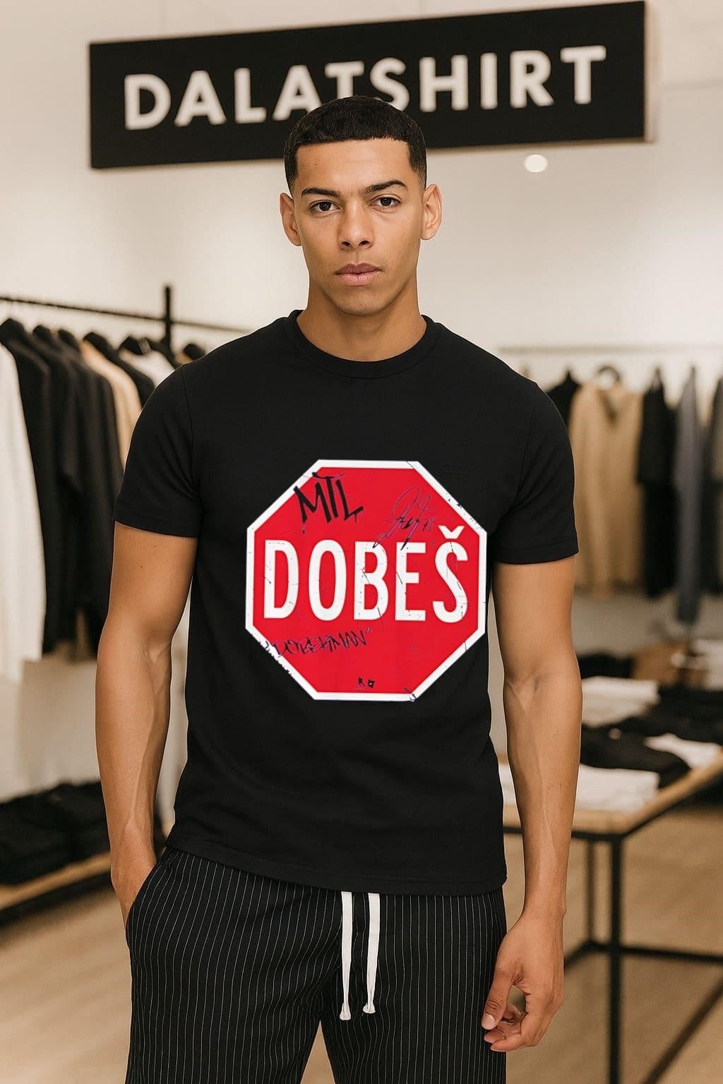 Jakub Dobeš Stop Sign Montreal Canadiens hockey shirt