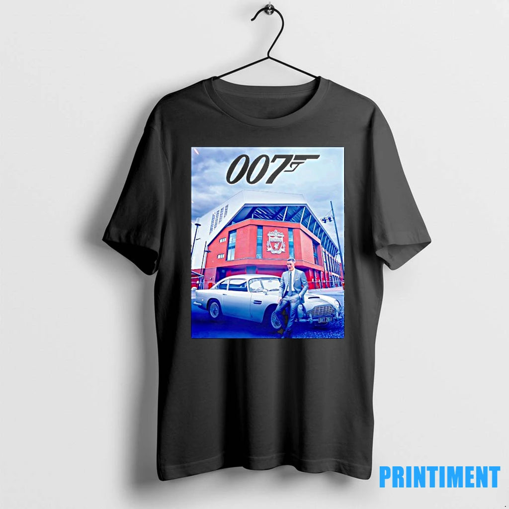 James Bond X Aston Martin Db5 007 Liverpool Stadium Tshirts Sweater