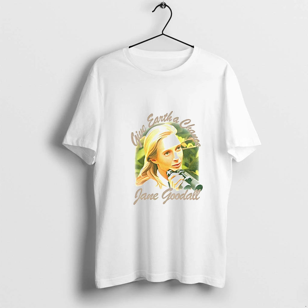 Jane Goodall Give Earth A Chance Tshirts Sweater