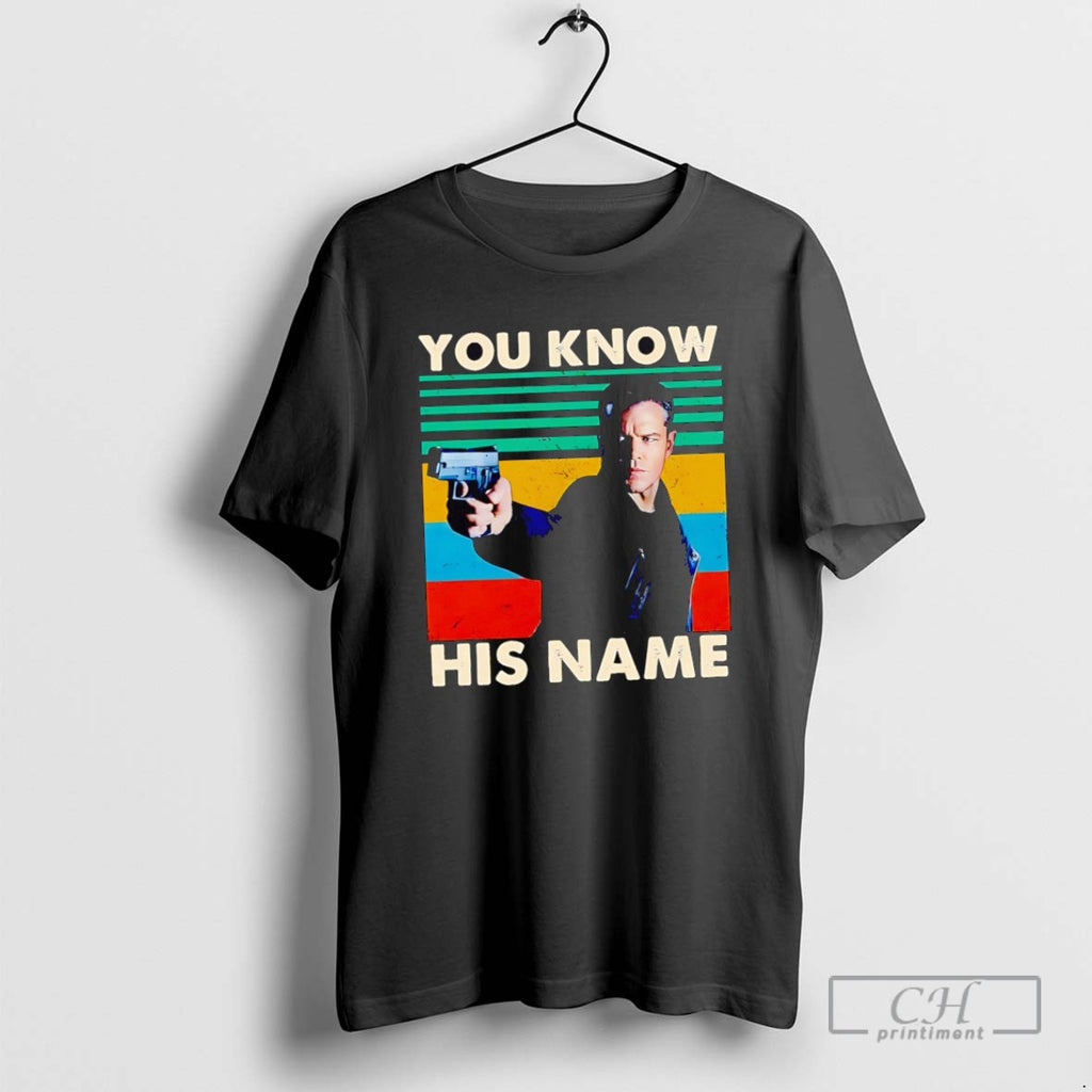 Jason Bourne You Know His Name Vintage T Shirts