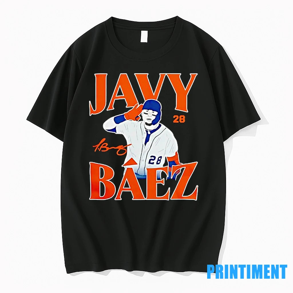 Javy Baez Detroit Tigers Baseball Signature Tshirts Sweater