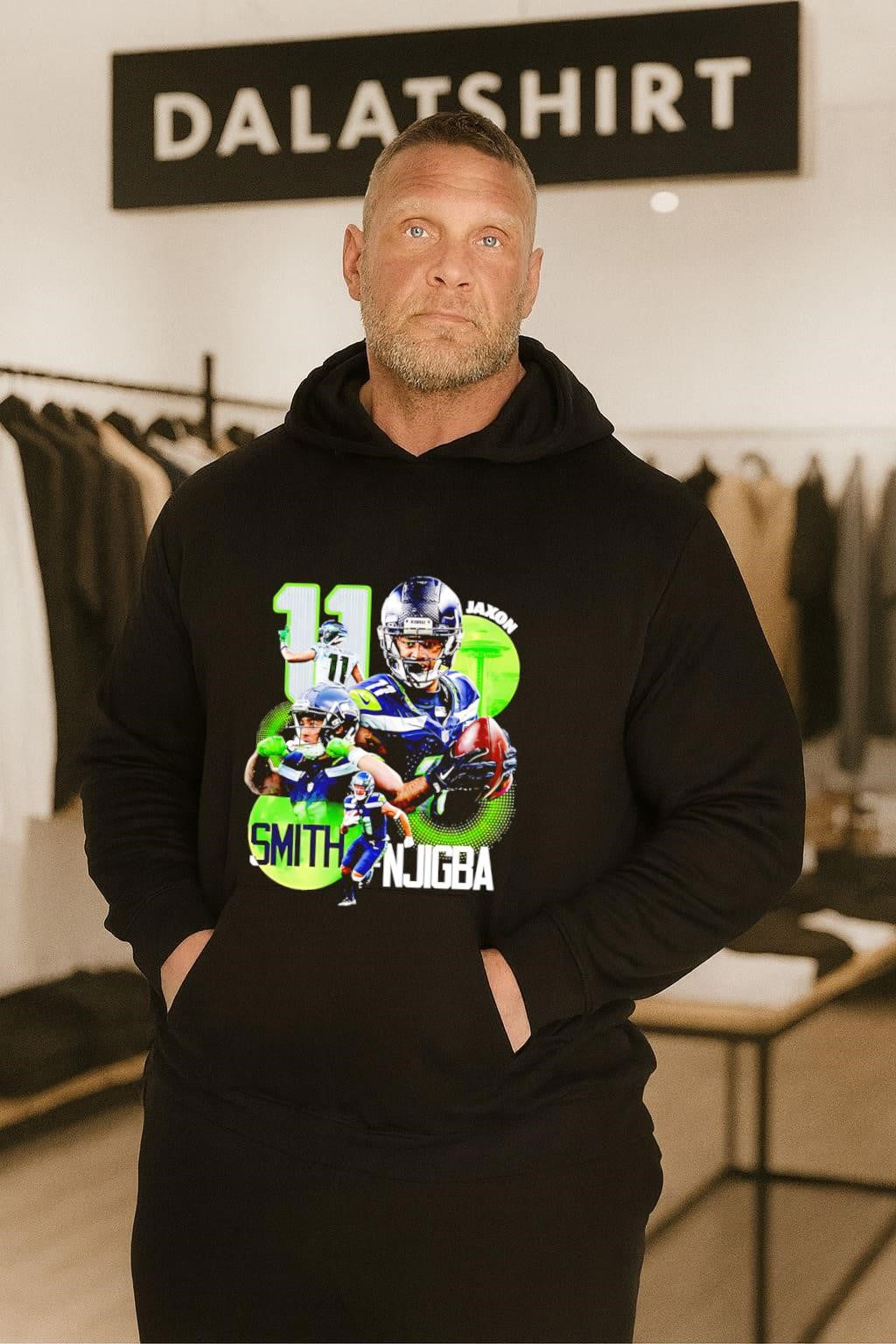Jaxon Smith Njigba Number 11 Seattle Football Player shirt