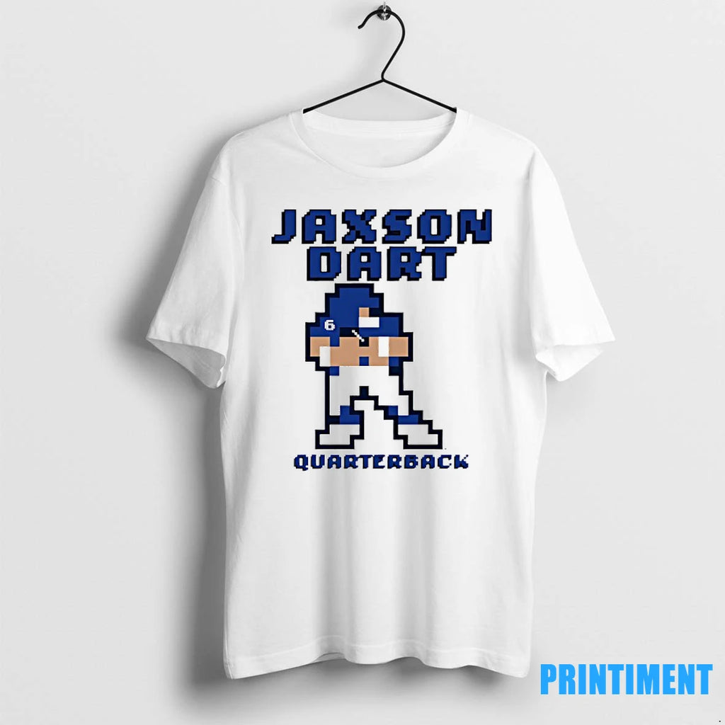 Jaxson Dart New York Giants Quarterback Pixel Tshirts Sweater