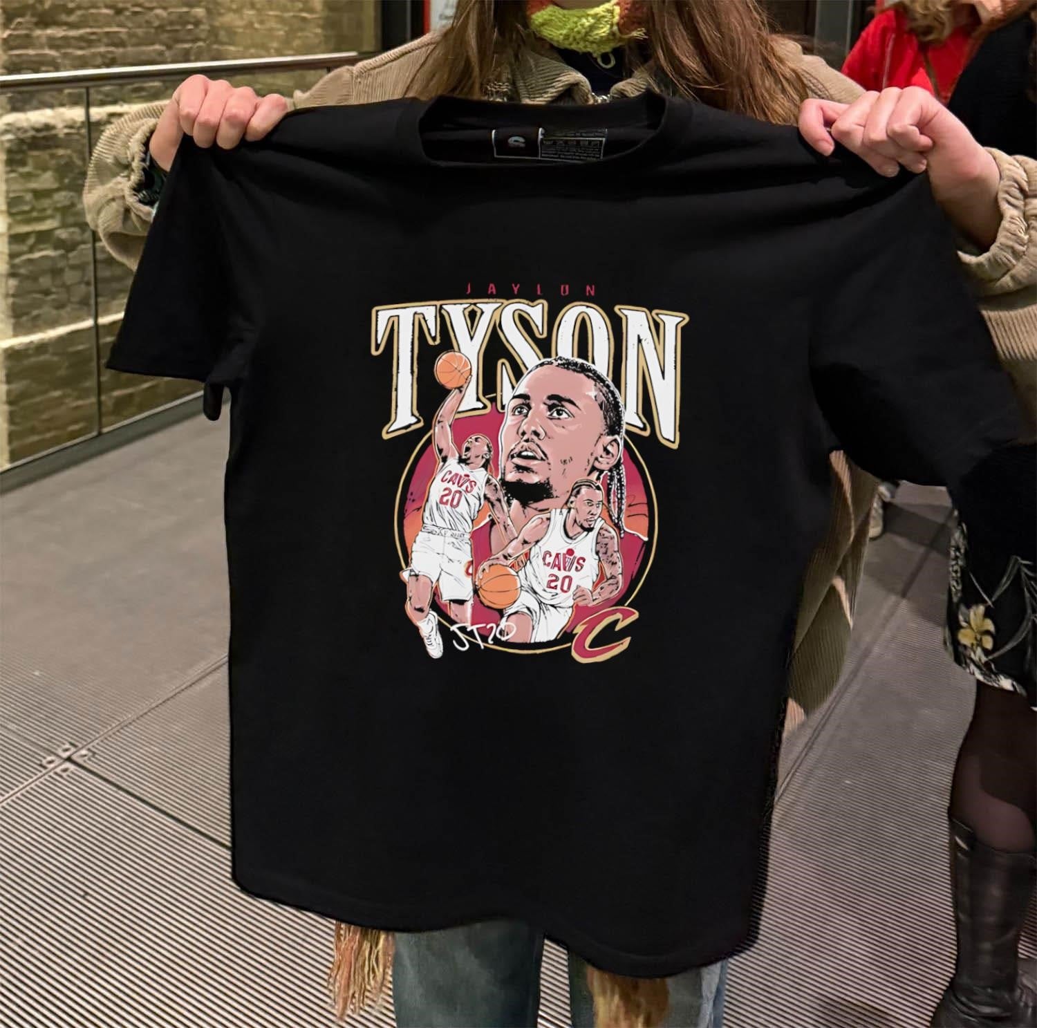 Jaylon Tyson Cleveland Cavaliers Signature Graphic shirt