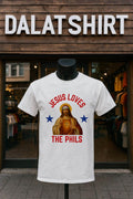 Jesus Loves The Phils Philadelphia baseball Liberty Bell shirt