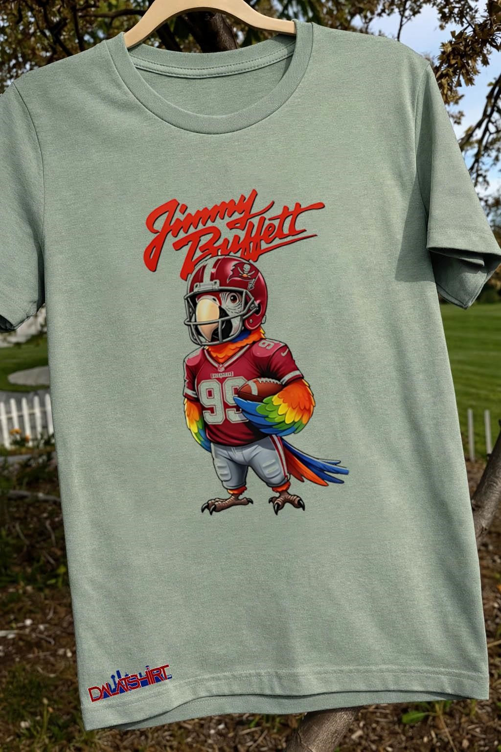 Jimmy Buffett Tampa Bay Buccaneers Football Parrot 99 shirt