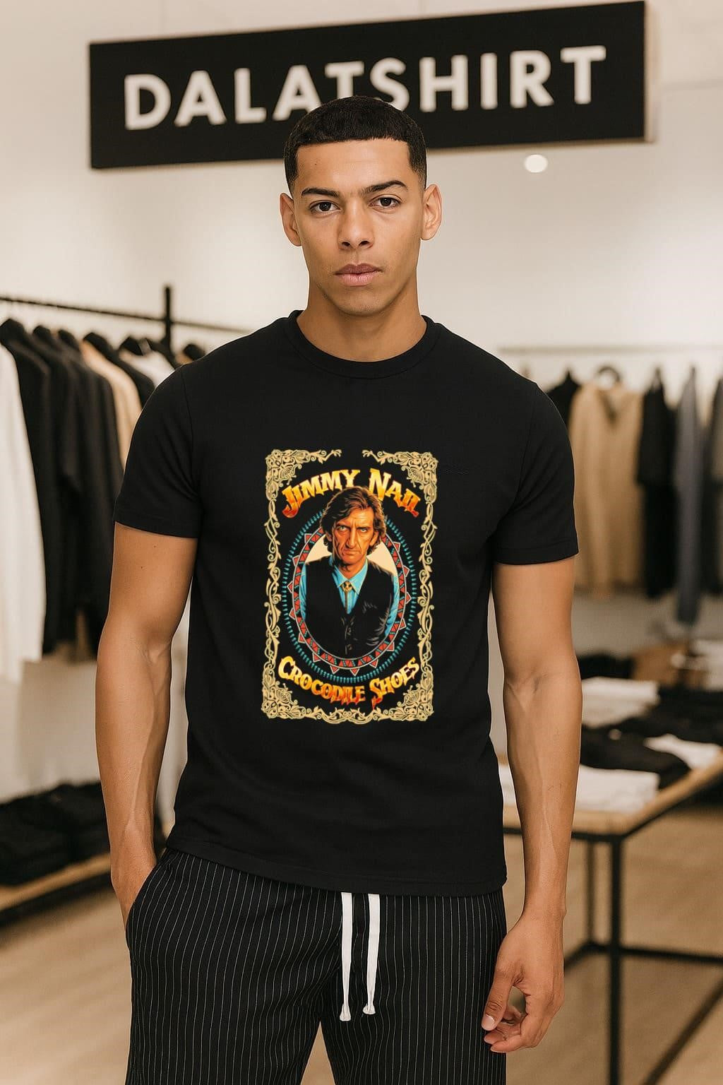 Jimmy Nail Crocodile Shoes shirt