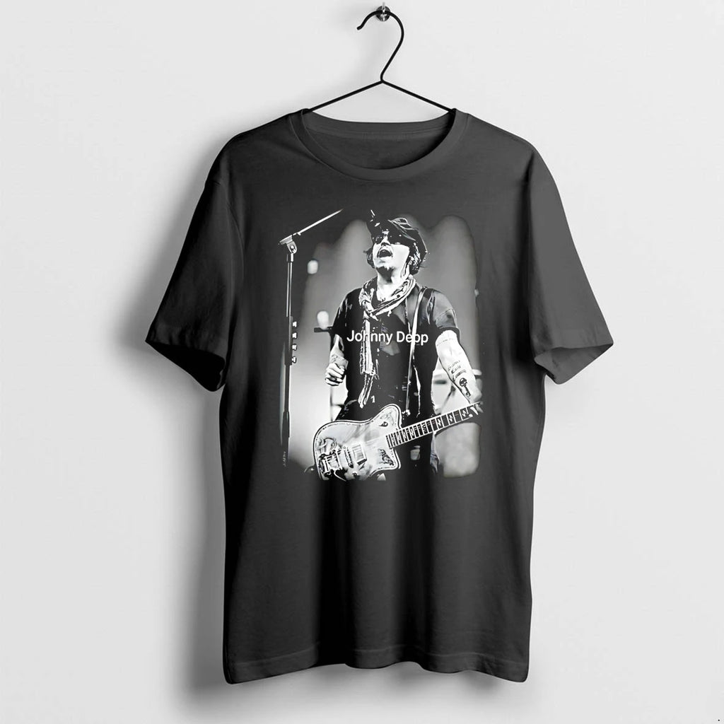 Johnny Depp Singing Photo Tshirts Sweater