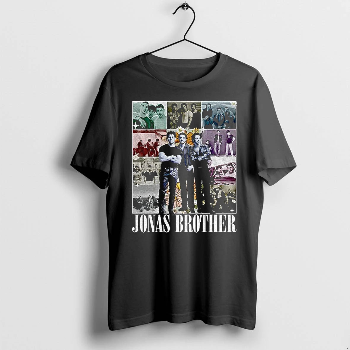 Jonas Brothers Band Collage Graphic Eras Tour Tshirts Sweater