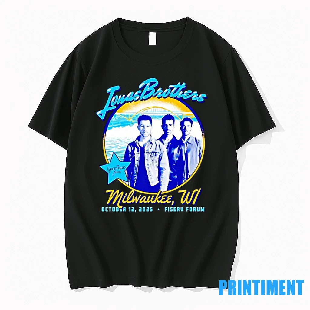 Jonas Brothers Greetings From Your Hometown Milwaukee Wl 2025 Tshirts Sweater