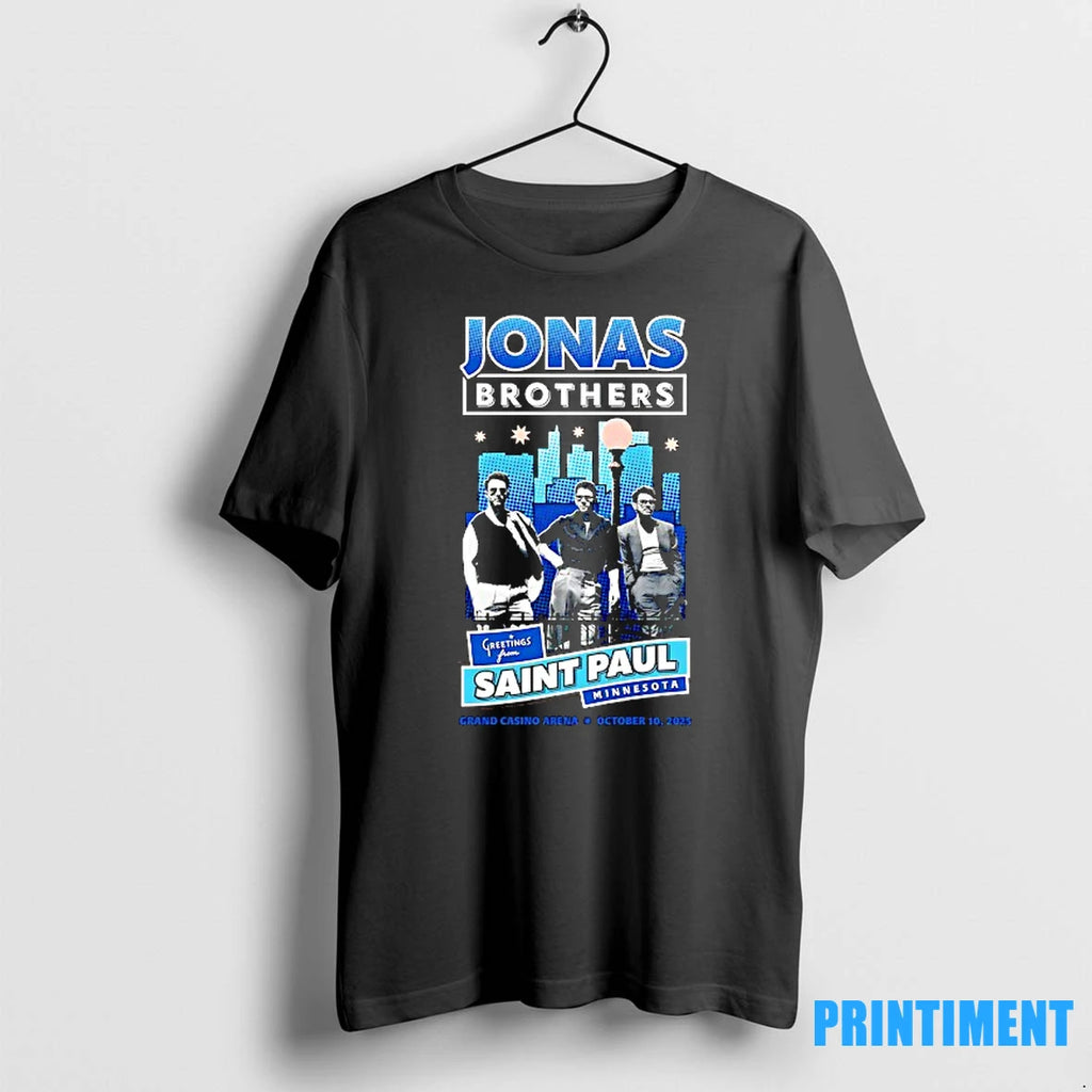 Jonas Brothers Greetings From Your Hometown Saint Paul Minnesota 2025 Tshirts Sweater