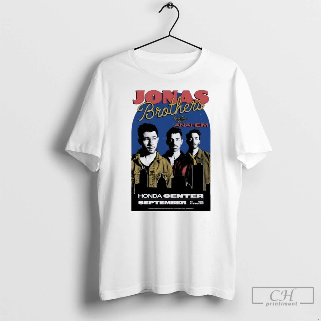 Jonas Brothers Tour Anaheim Ca 09 27 2025 T Shirts