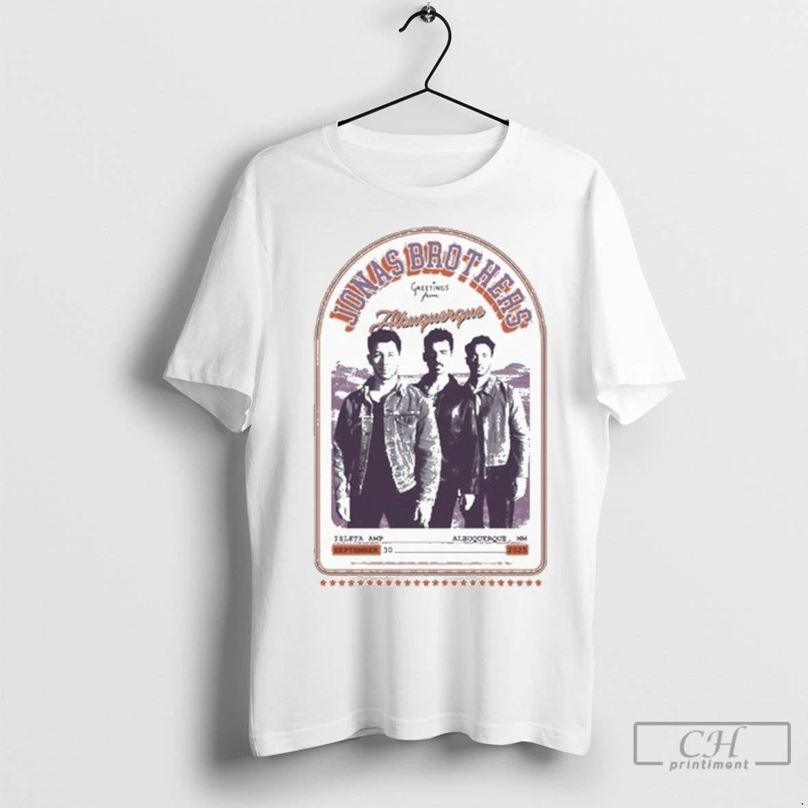 Jonas Brothers On 30 Sept 2025 At Isleta Amphitheater In Albuquerque New Mexico T Shirts
