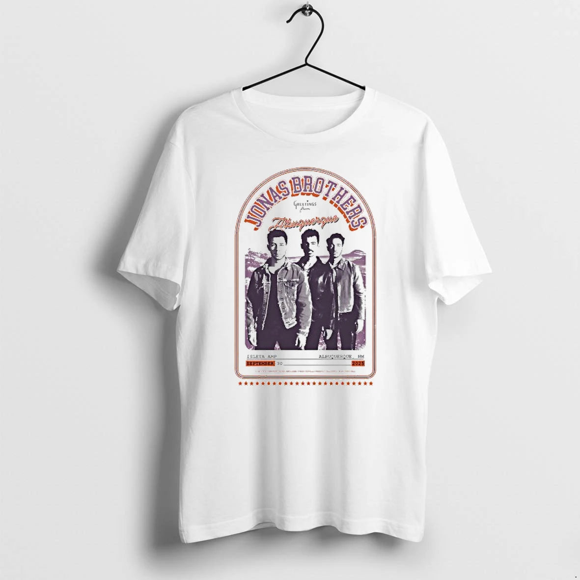 Jonas Brothers Albuquerque September 30 2025 Tshirts Sweater