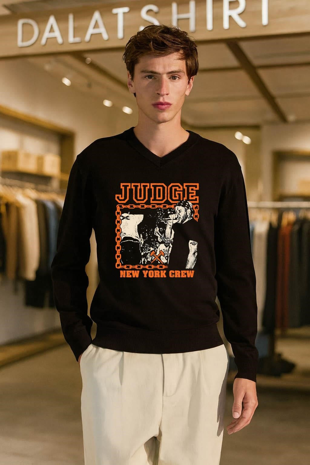 Judge New York Crew Hardcore Punk Band Hammer Chains shirt
