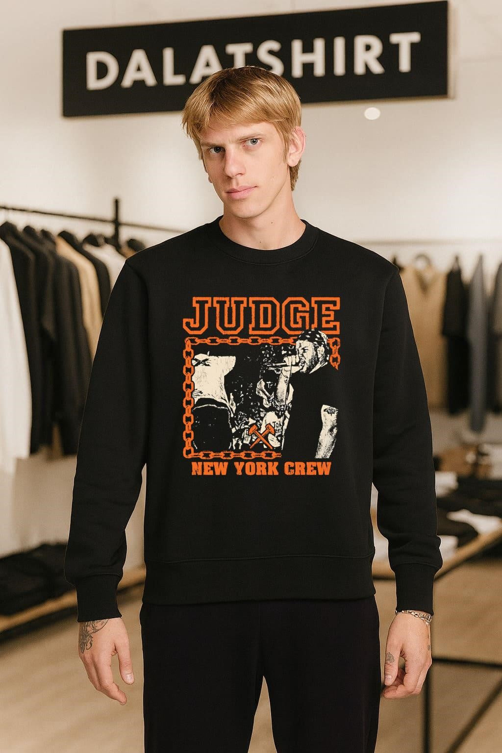 Judge New York Crew Hardcore Punk Band Hammer Chains shirt
